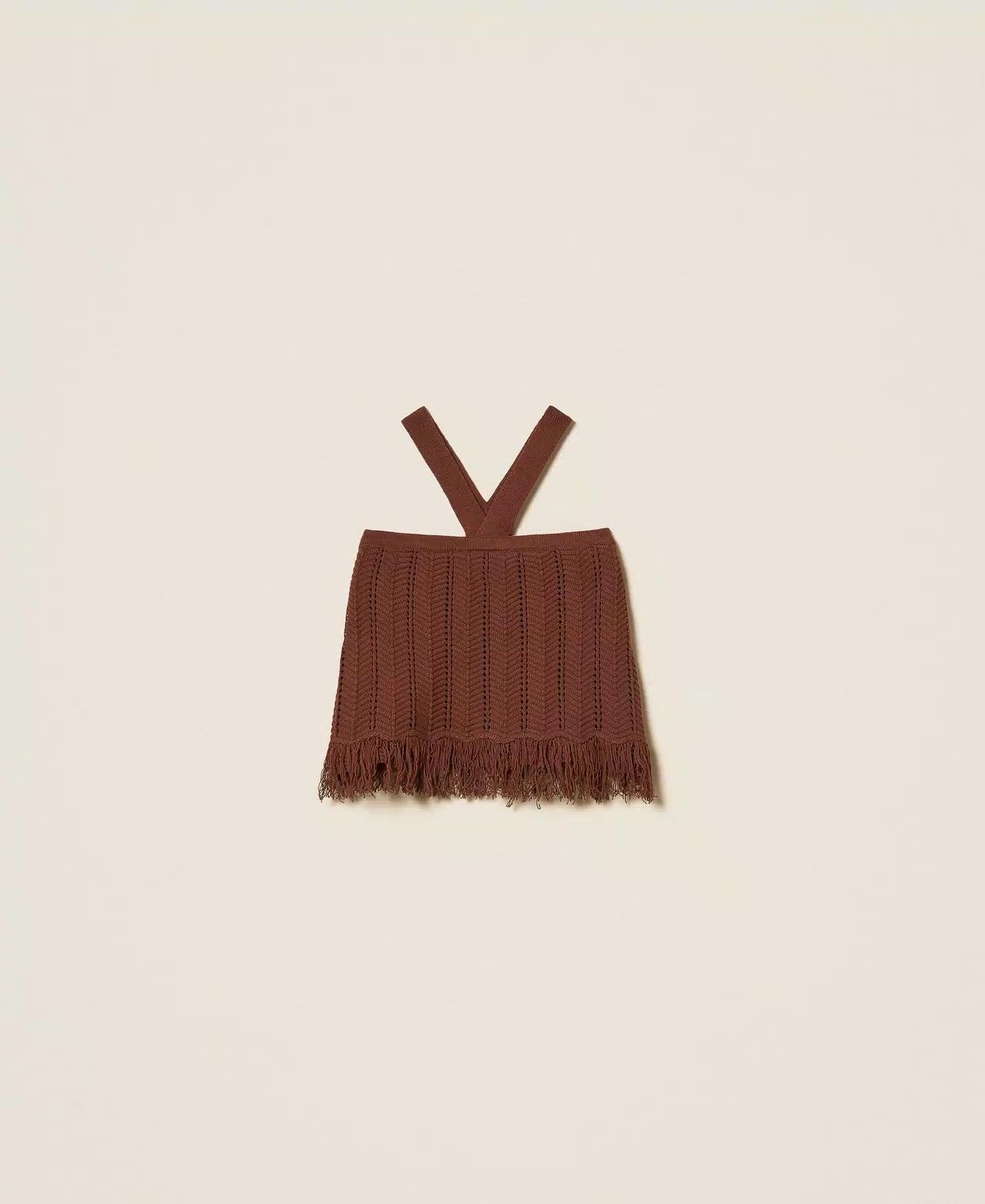 Top Twinset Actitude cropped in maglia donna