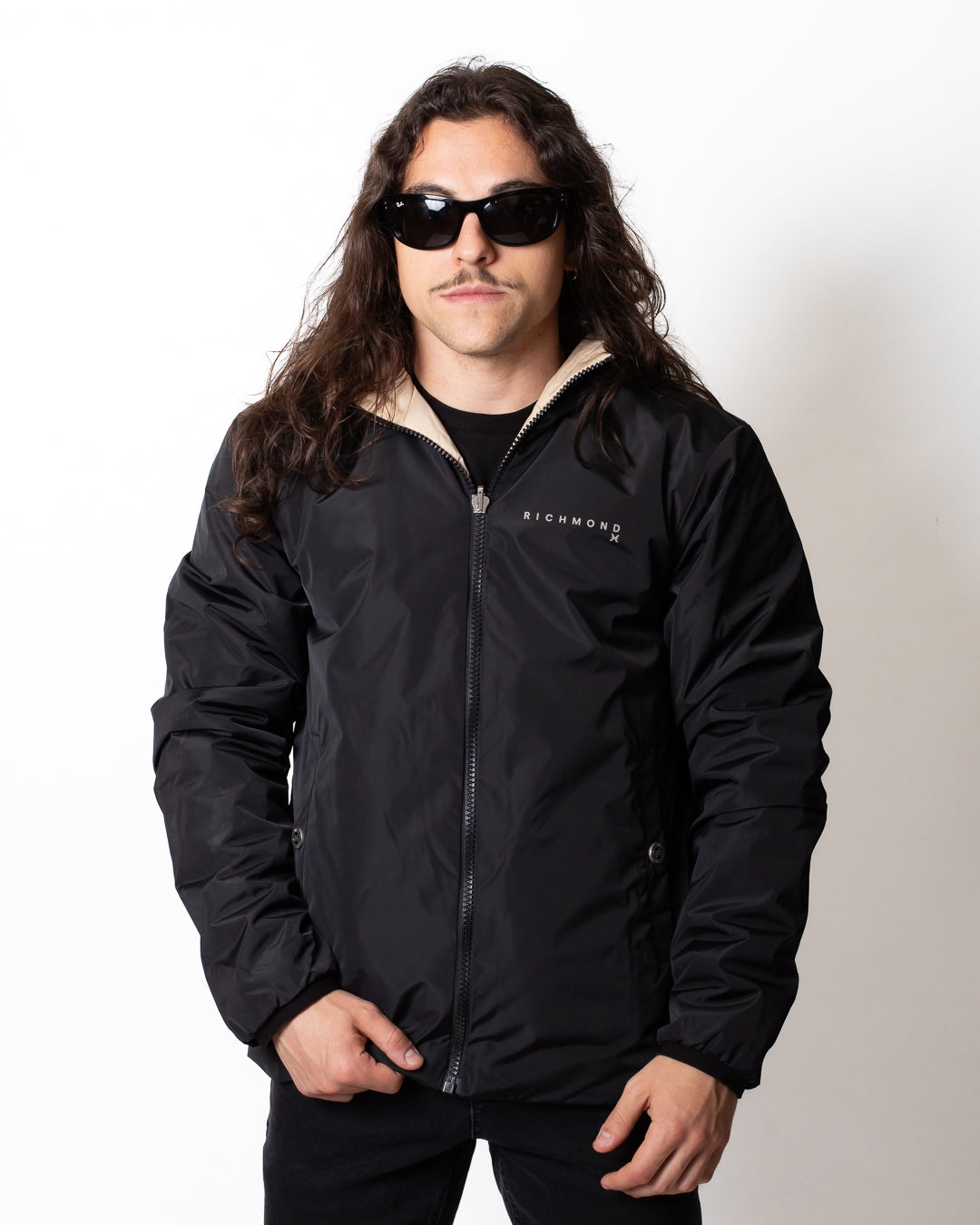Giubbotto Richmond X reversibile in nylon uomo