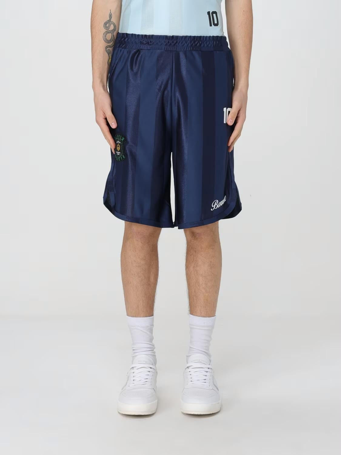 Shorts Barrow in triacetato con logo football team jersey unisex