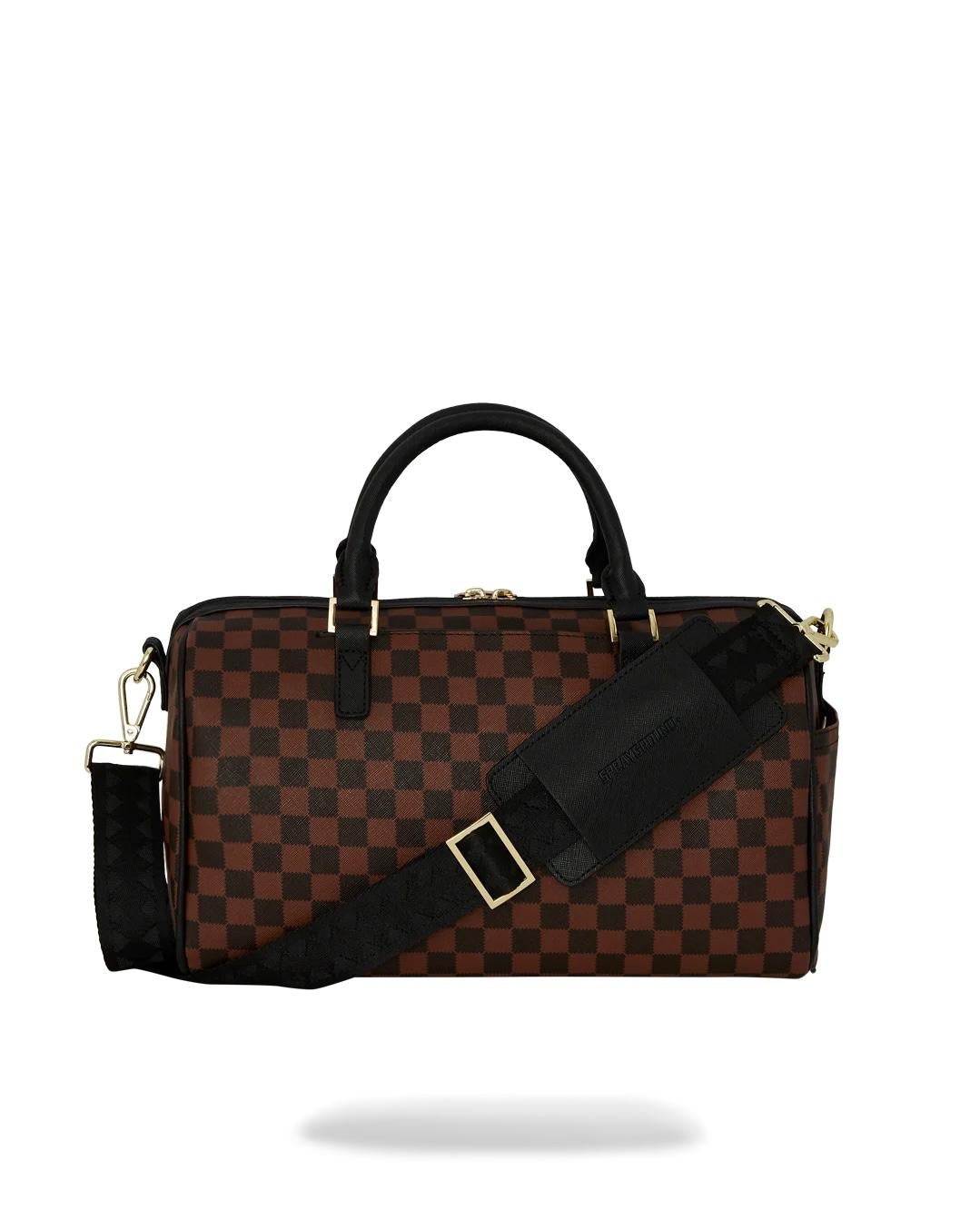 Borsa Sprayground marrone Sawtooth sharks in paris mini duffle
