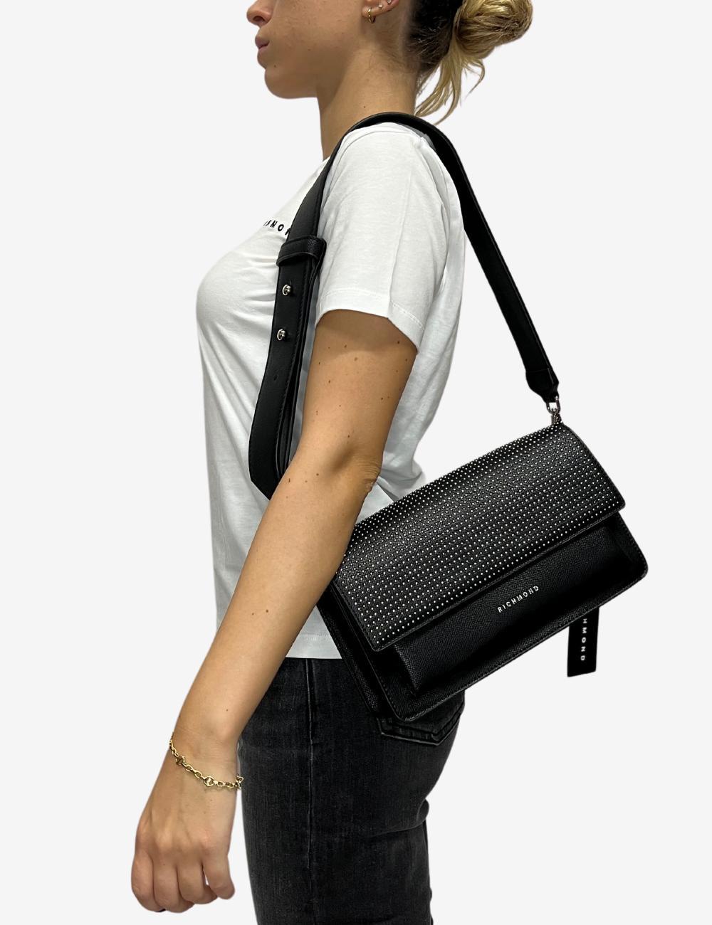 Borsa John Richmond shoulder bag con borchie donna