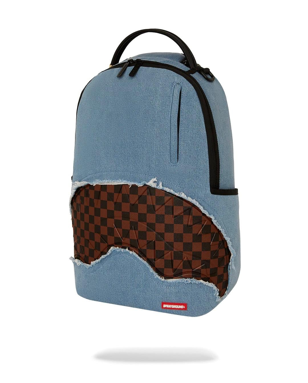 Zaino Sprayground denim shark bite dlxsv backpack