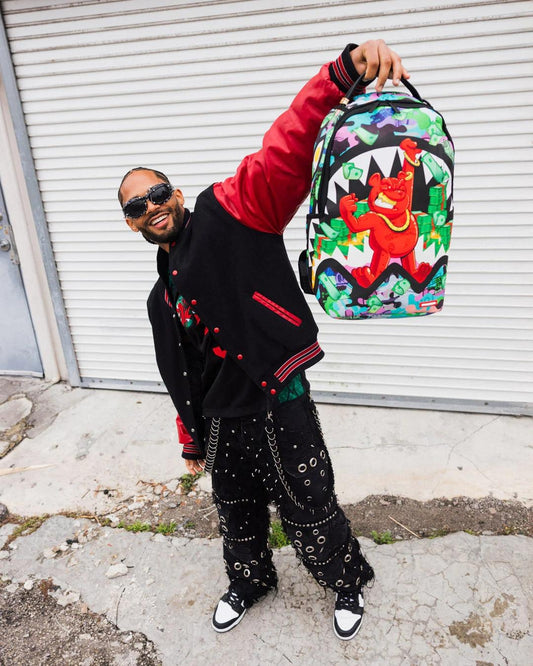 Zaino Sprayground verde Diablo Flexing on you dlxsv backpack