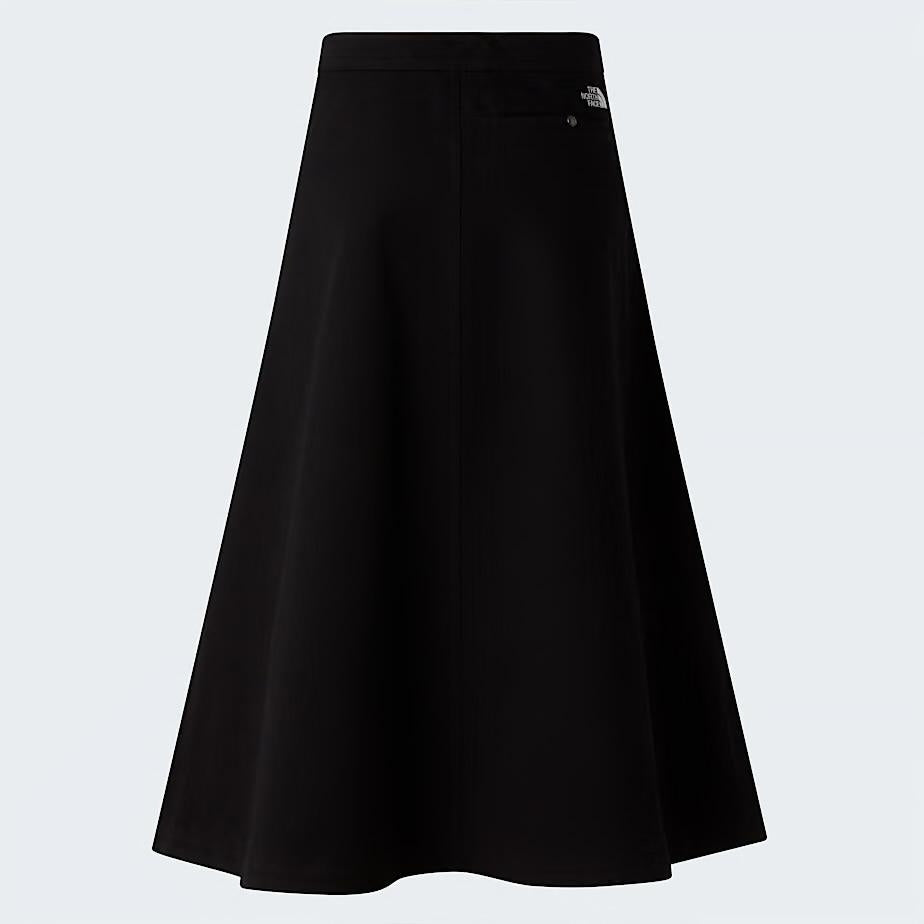 Gonna The North Face in twill con cintura donna