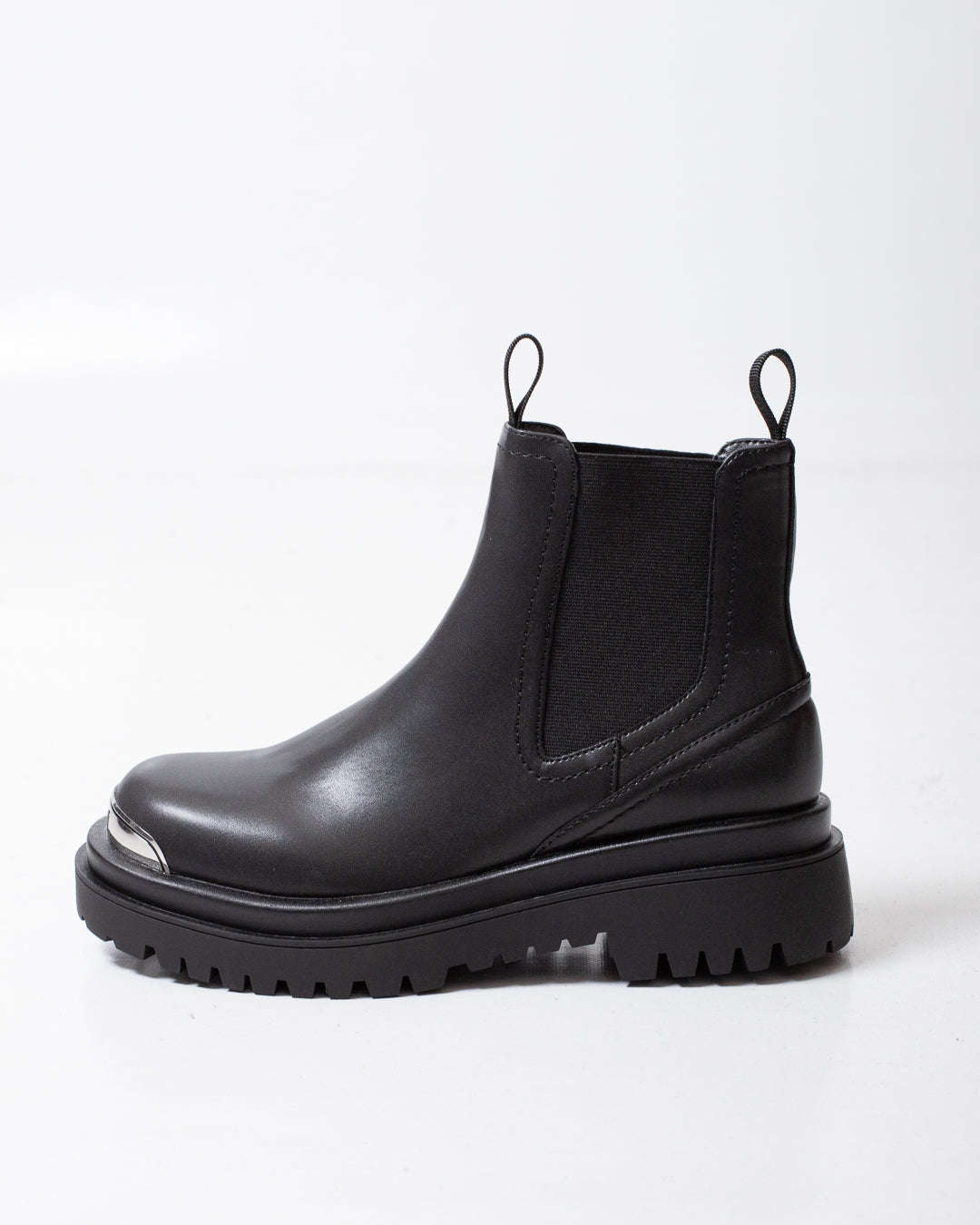 Stivali Just Cavalli slip-on in pelle con placchetta logata uomo