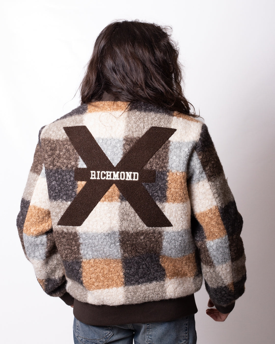 Giacca Richmond X teddy con ricamo