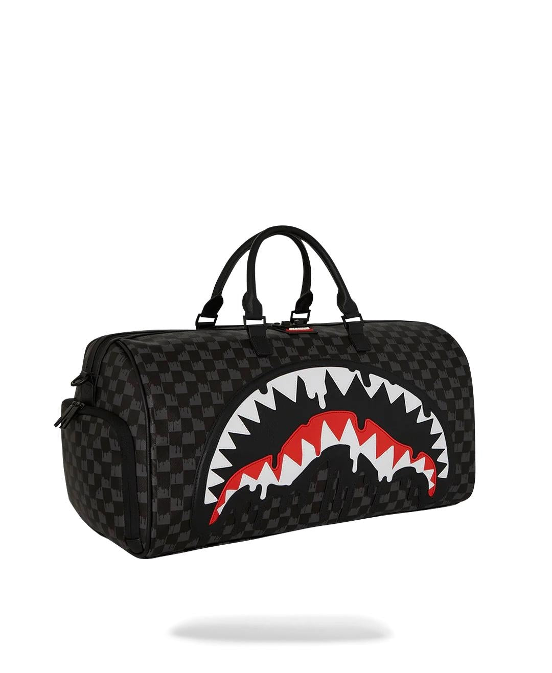 Borsone Sprayground nero Dripping sharks in paris large duffle