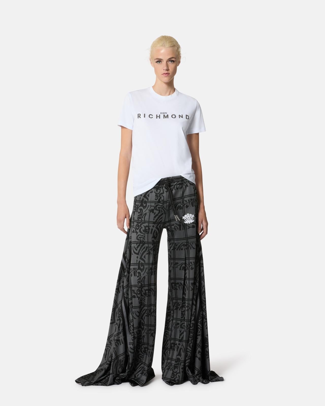 T-Shirt John Richmond logo basic donna