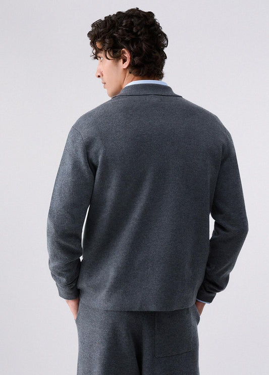 Cardigan Liu Jo full zip con logo metallico