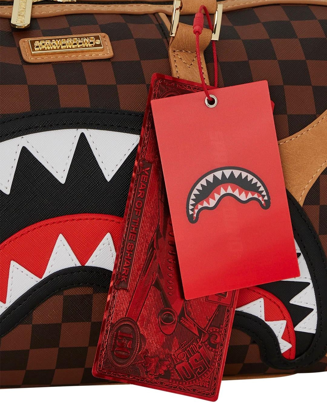 Borsa Sprayground marrone Hennyville mini duffle