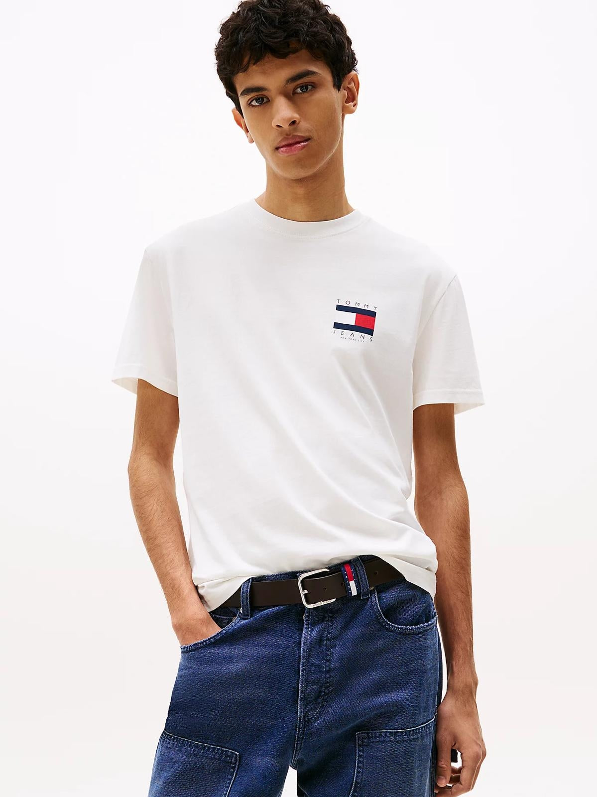 T-Shirt Tommy Jeans classic con logo bandiera uomo
