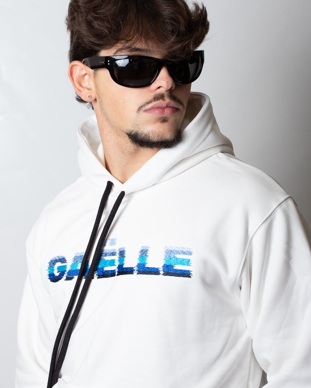 Felpa Gaelle con cappuccio e ricamo uomo