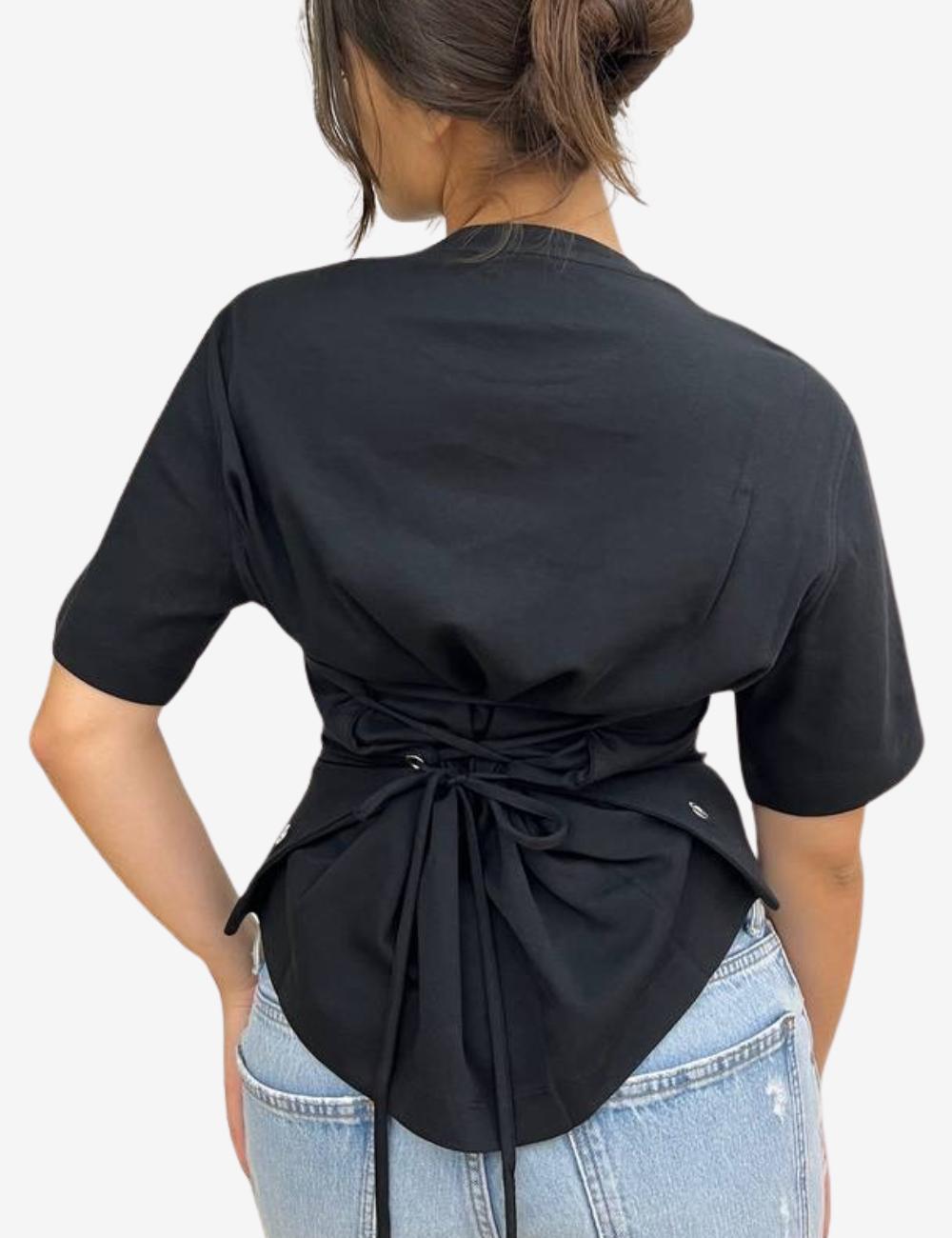 T-Shirt John Richmond con intreccio donna