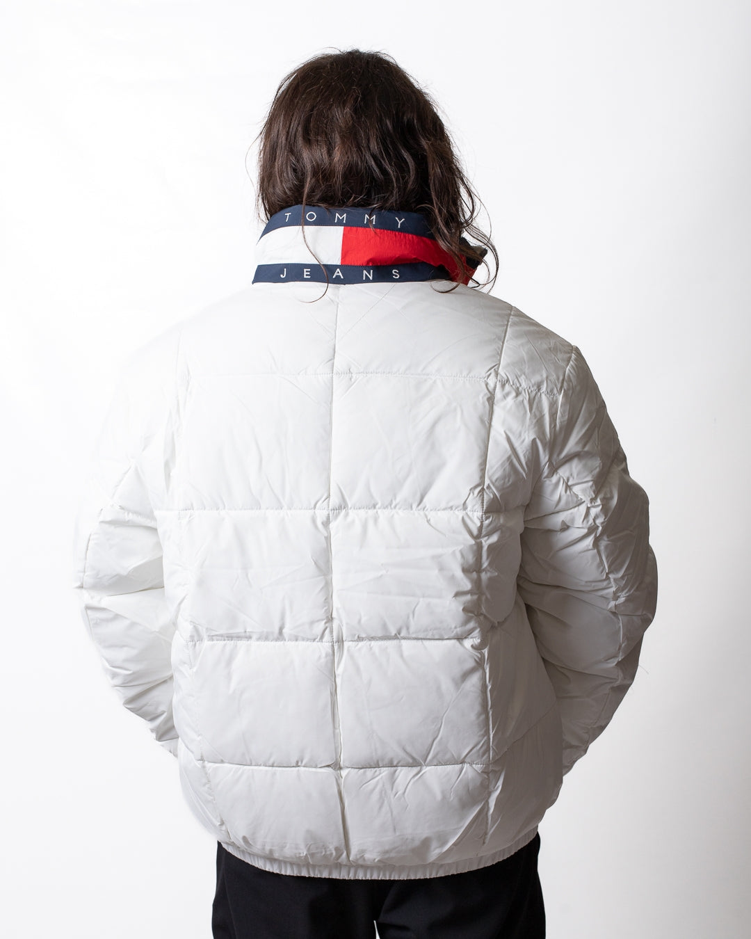 Giubbotto Tommy Jeans puffer con logo bandiera uomo