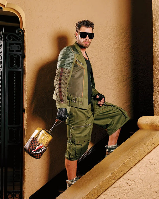 Pochette e beauty Sprayground SHARKS IN PARIS GOLD DRIP TOILETRY BRICK