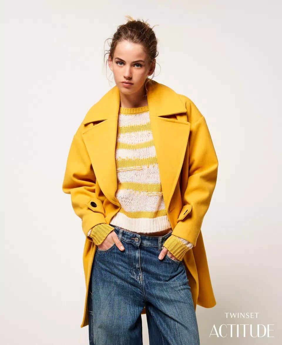 Cappotto Twinset Actitude doppiopetto donna