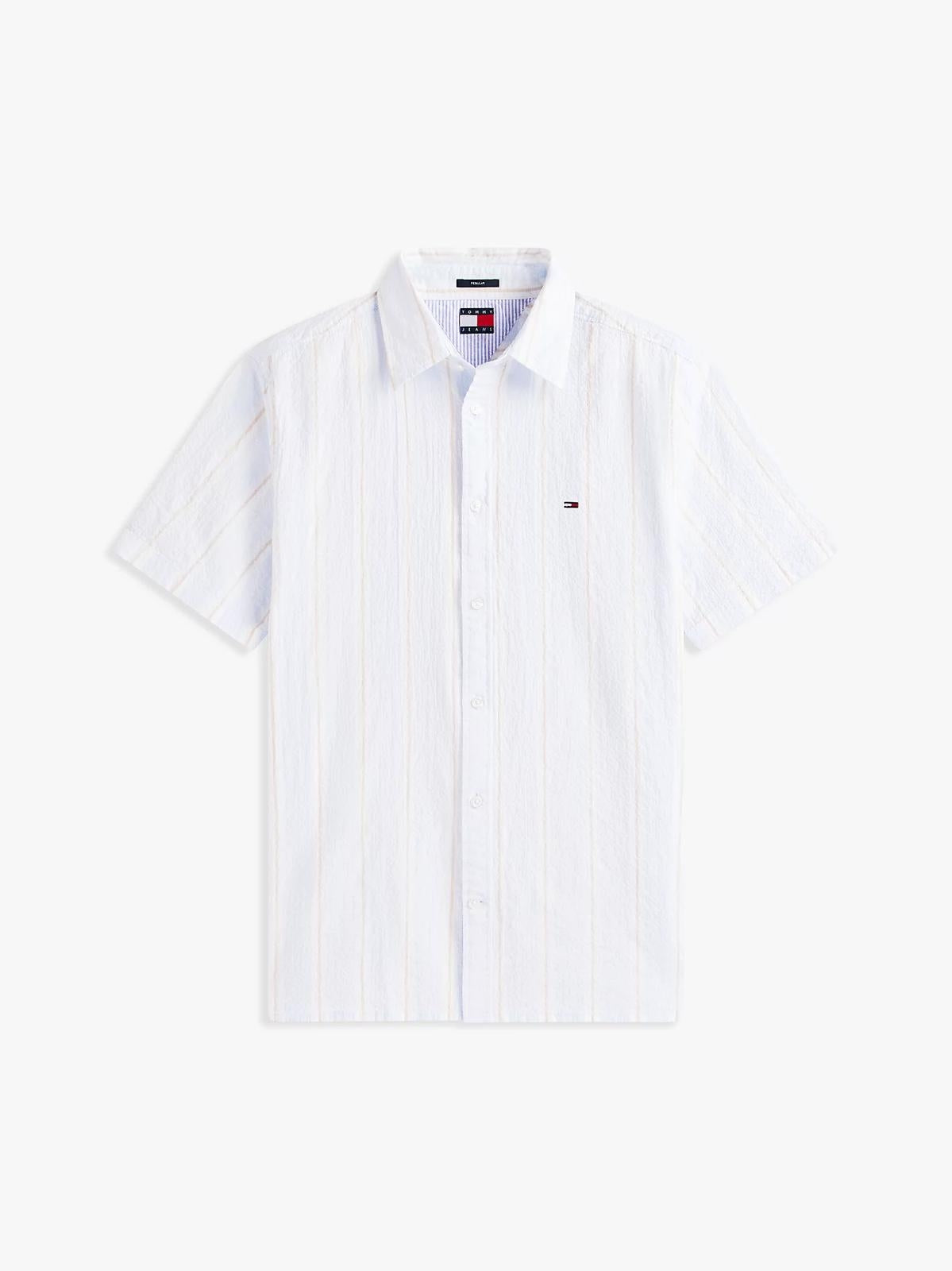 Camicia Tommy Jeans "Regular SeerSucker" uomo