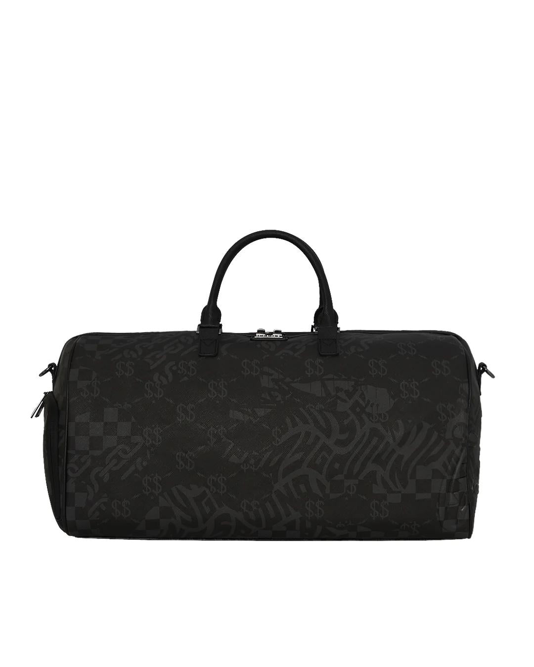 Borsone Sprayground nero 3AM Check large duffle