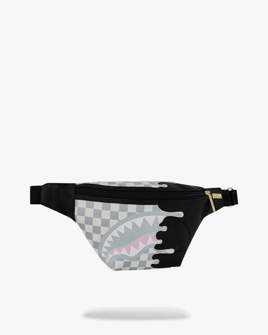 Marsupio Sprayground nero CREAM CHECK UNFINISHED SHARK SAVVY CROSSBODY