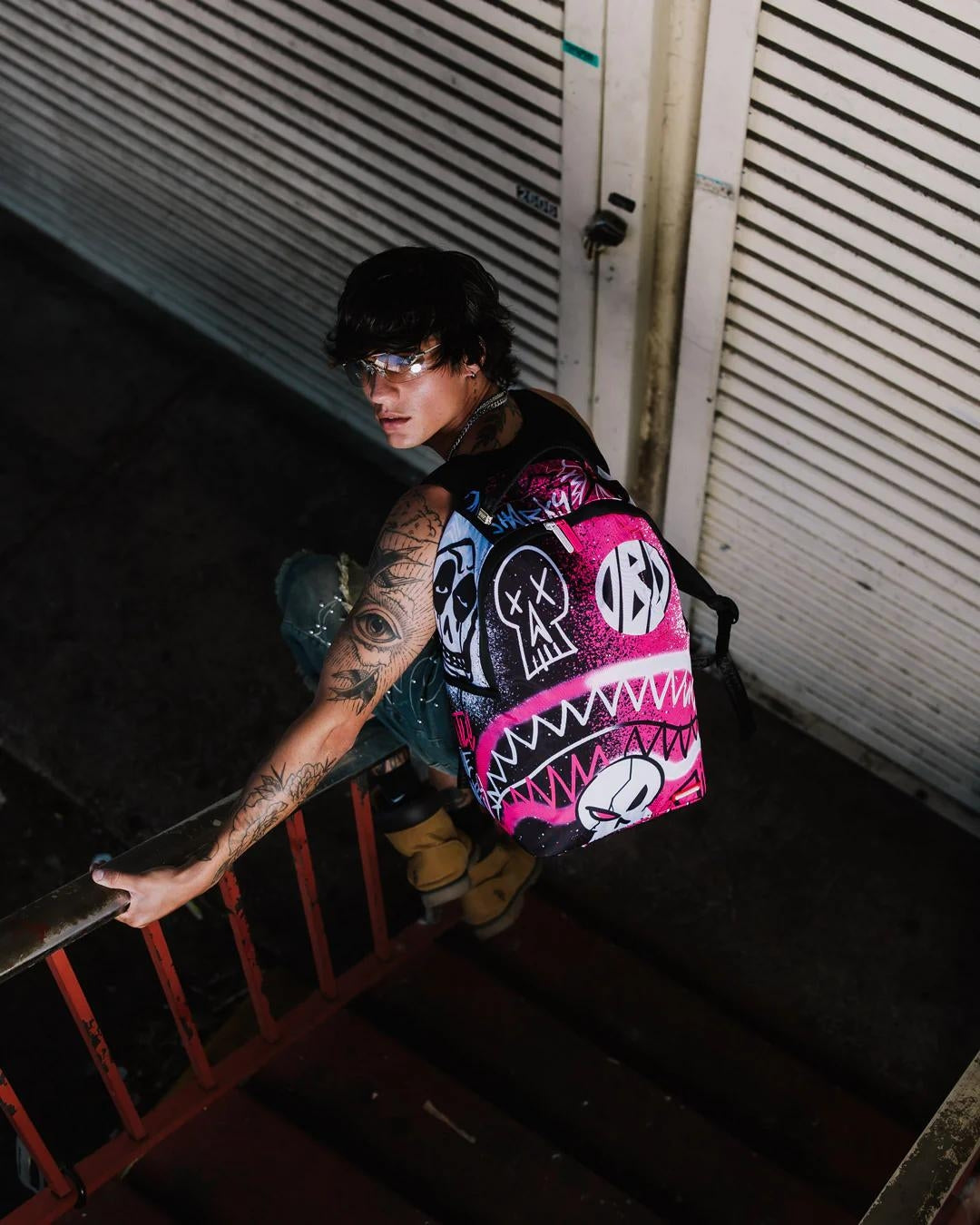 Zaino Sprayground fucsia pink punk dlxr backpack