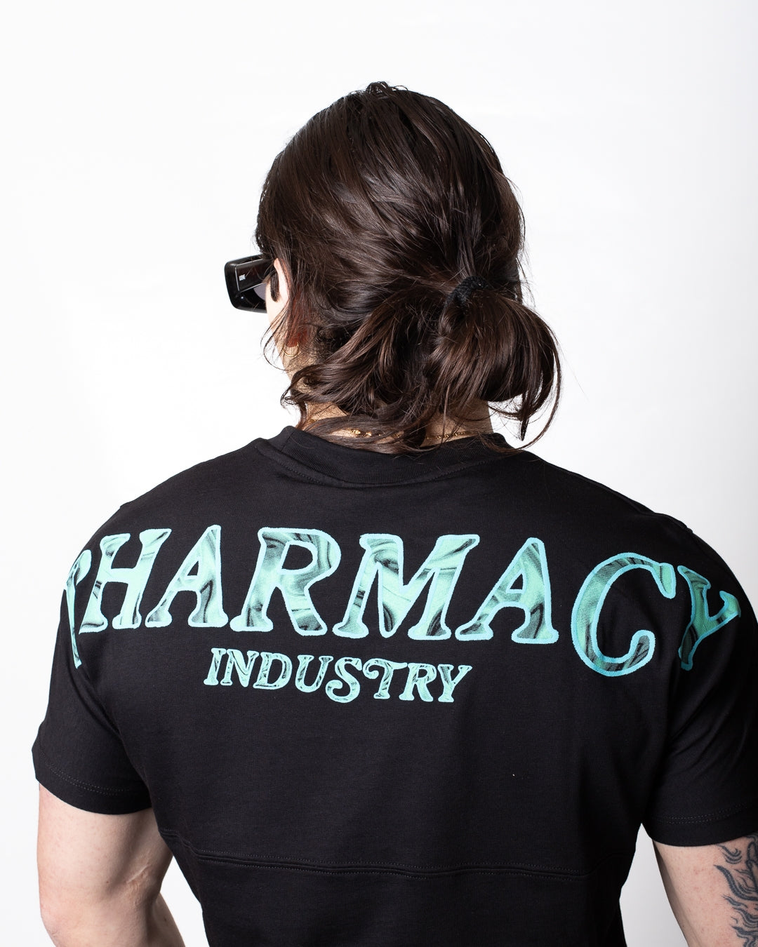 T-Shirt Pharmacy Industry con stampe logate uomo
