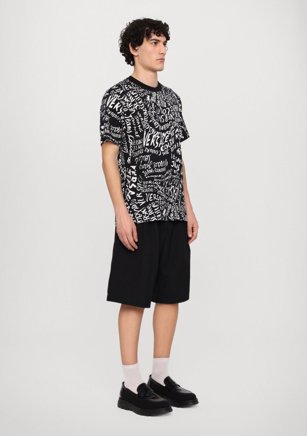 T-Shirt Versace Jeans Couture con stampa all-over uomo