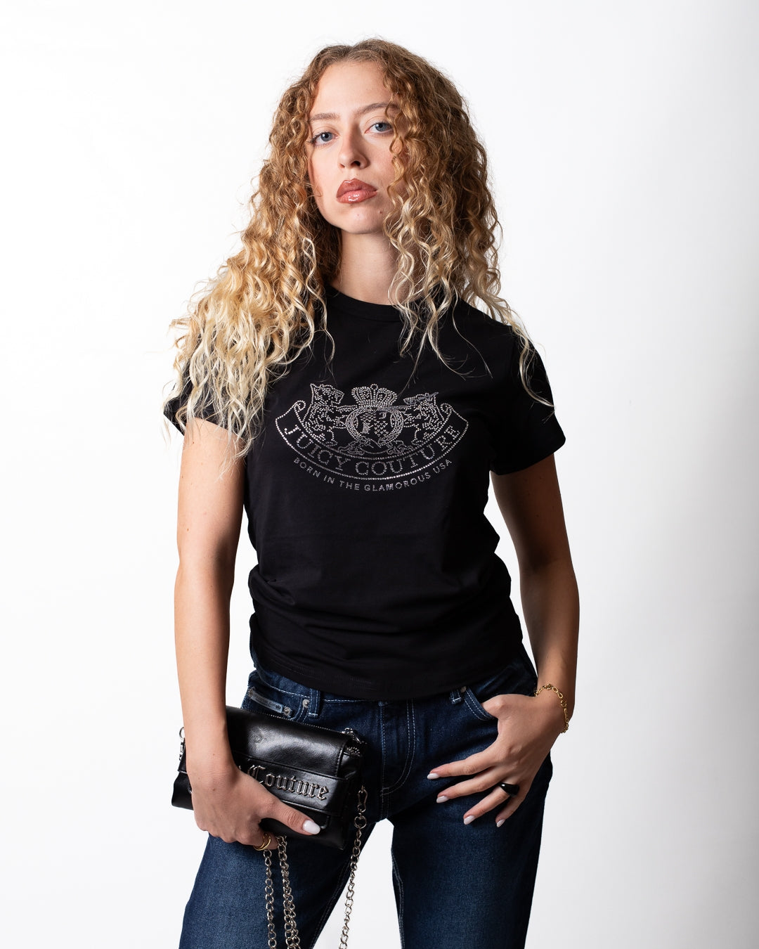 T-Shirt Juicy Couture "Dog Crest" donna