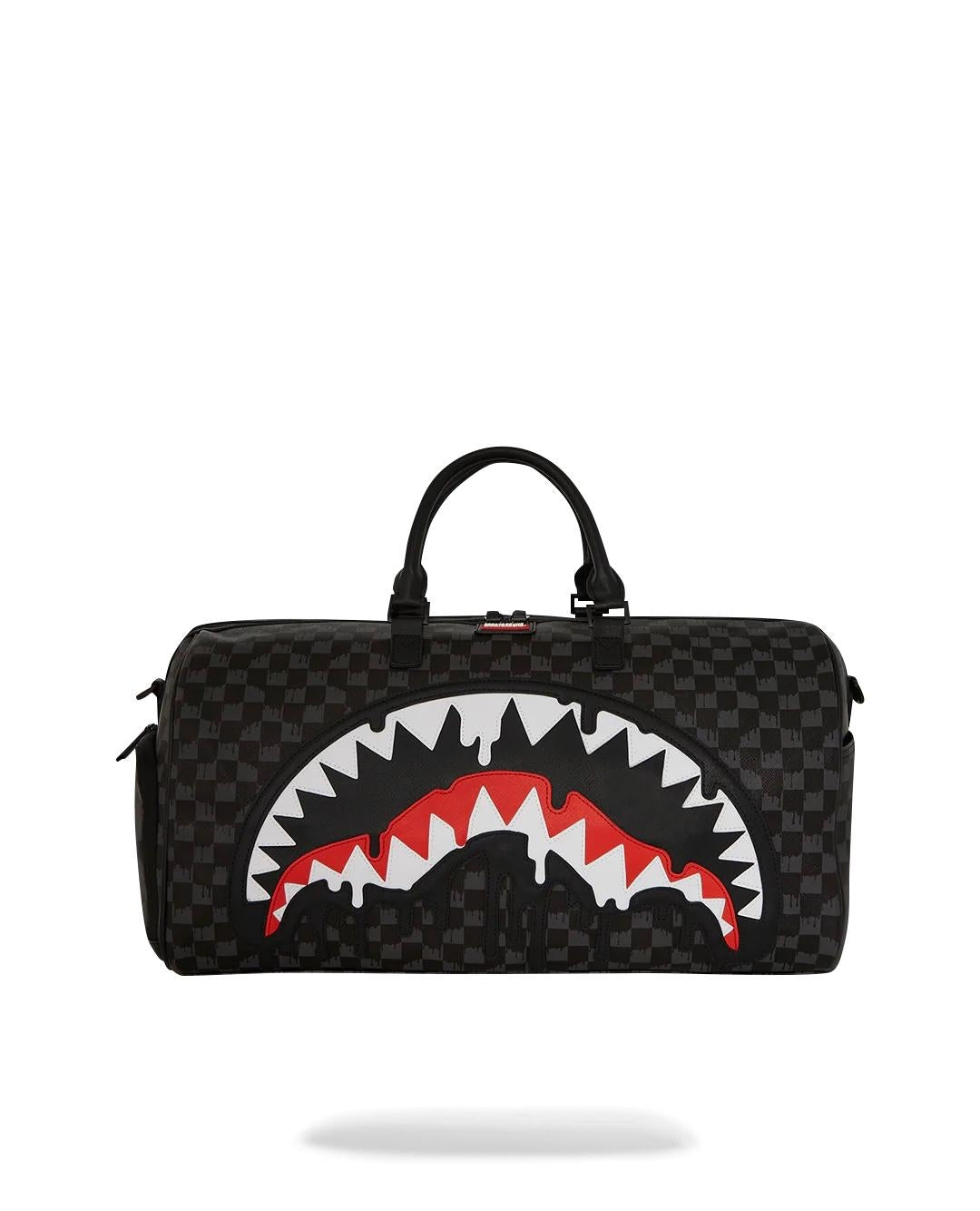 Borsone Sprayground nero Dripping sharks in paris large duffle