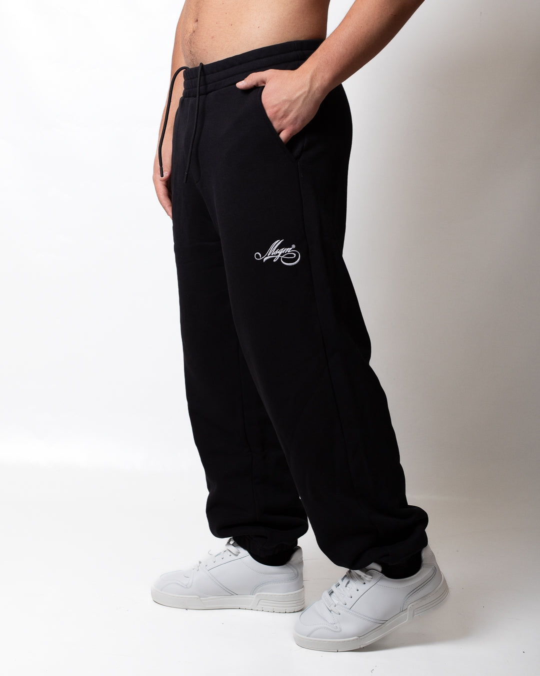 Pantalone MSGM in felpa con logo ricamato