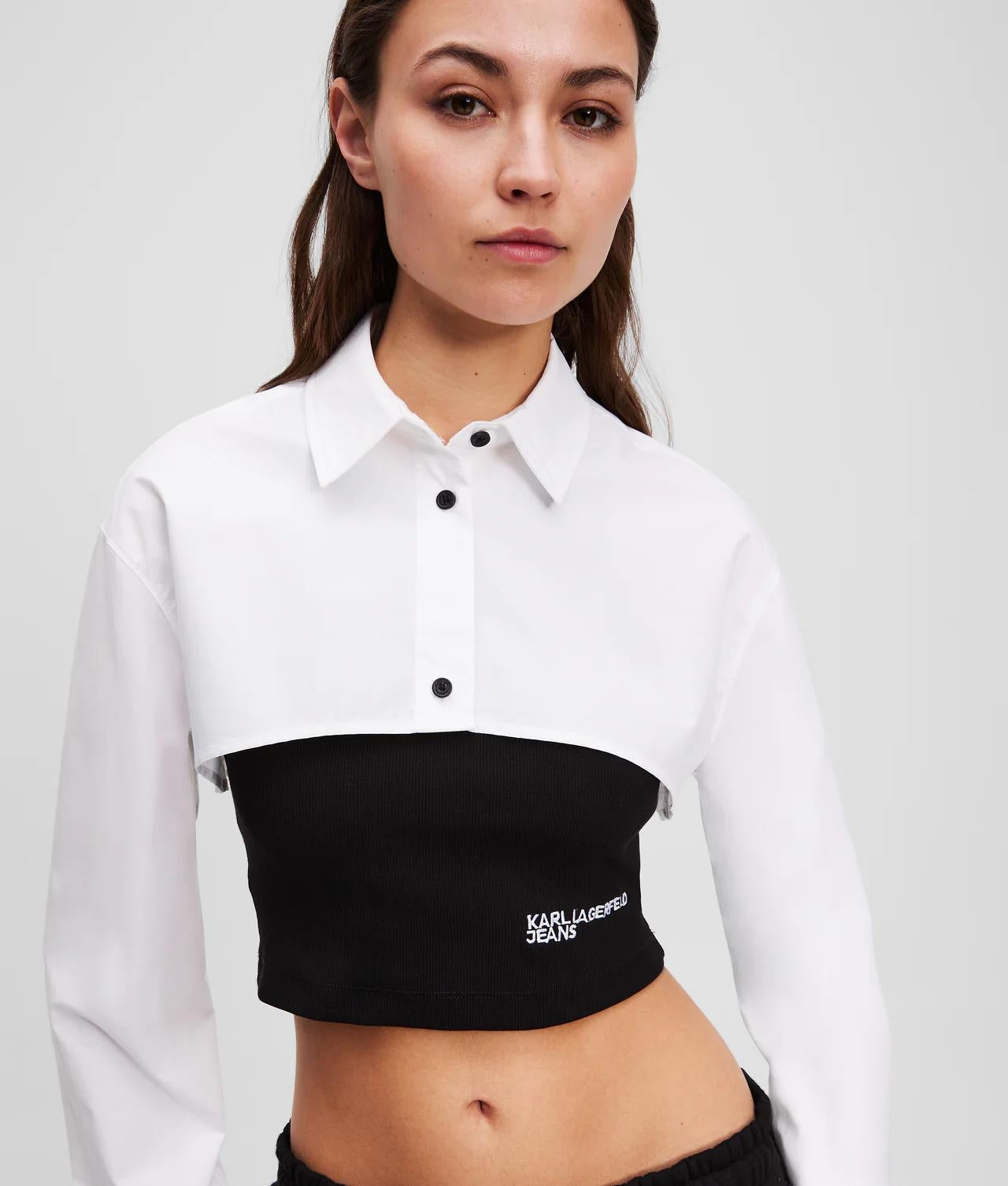 Blusa Karl Lagerfeld Jeans con camicia donna