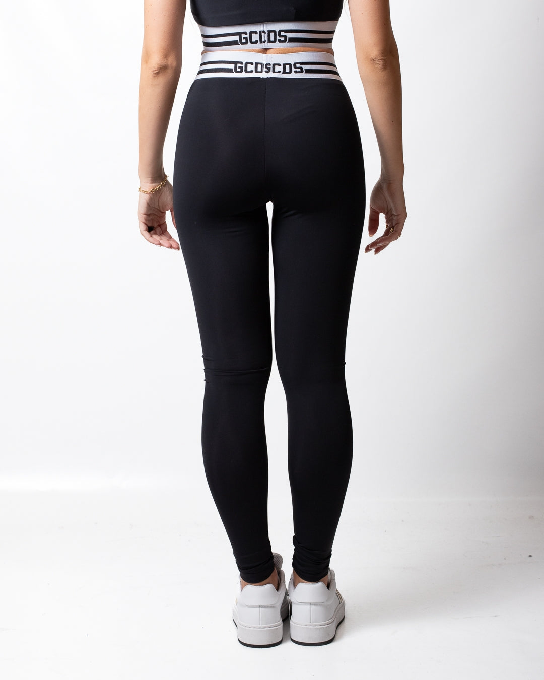 Leggins GCDS "Logo Stripes" donna