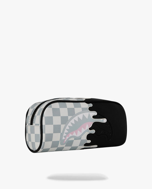 Pochette Sprayground nero CREAM CHECK UNFINISHED SHARK PENCIL POUCH