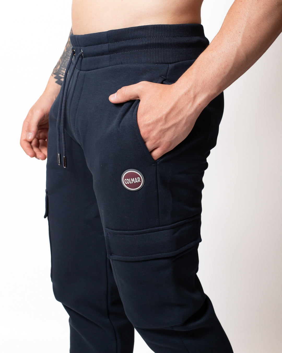 Pantalone Colmar cargo in felpa uomo