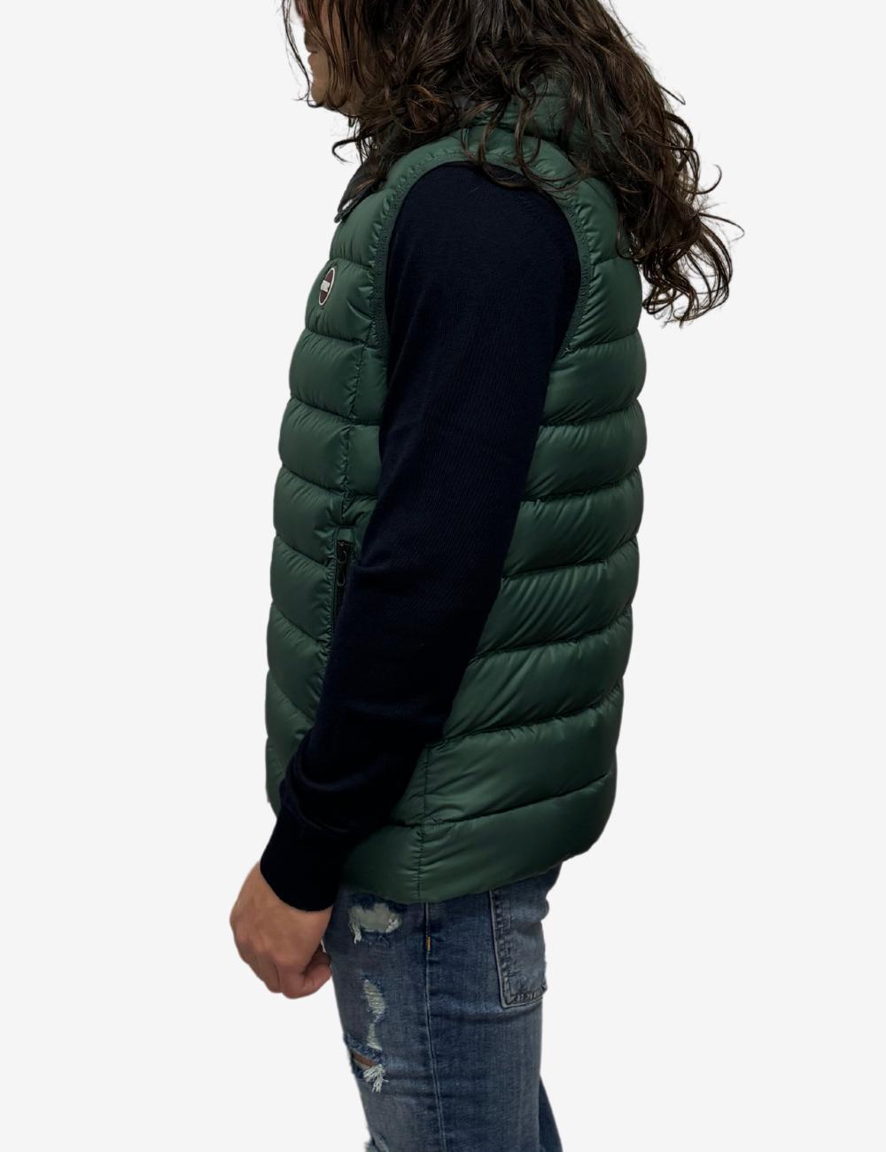 Gilet Colmar in piuma con cappuccio staccabile