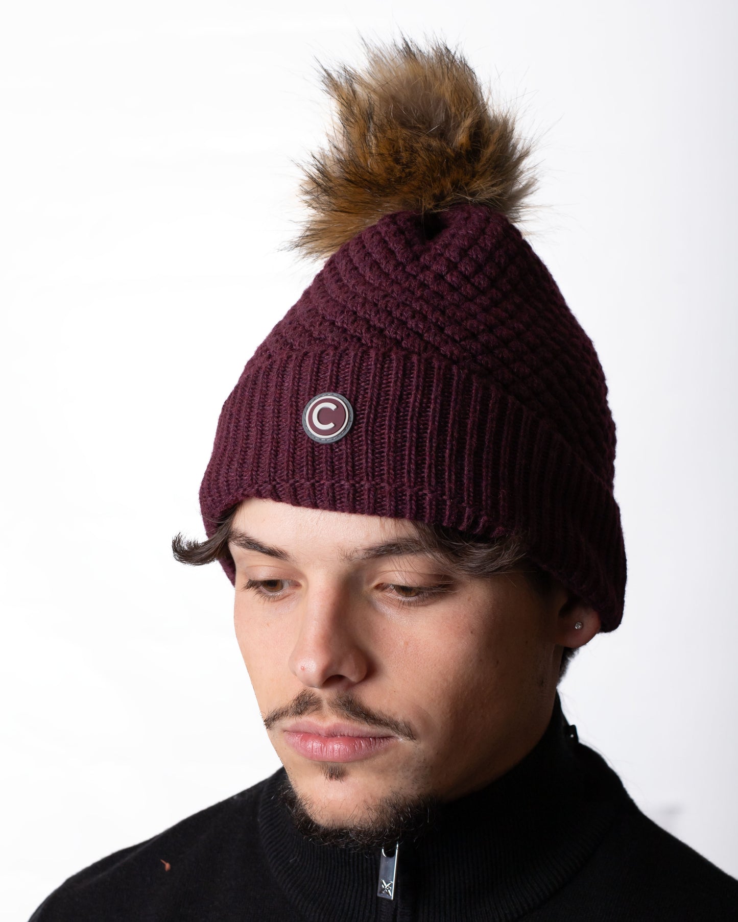 Cappello Colmar con punto maglia grana di riso