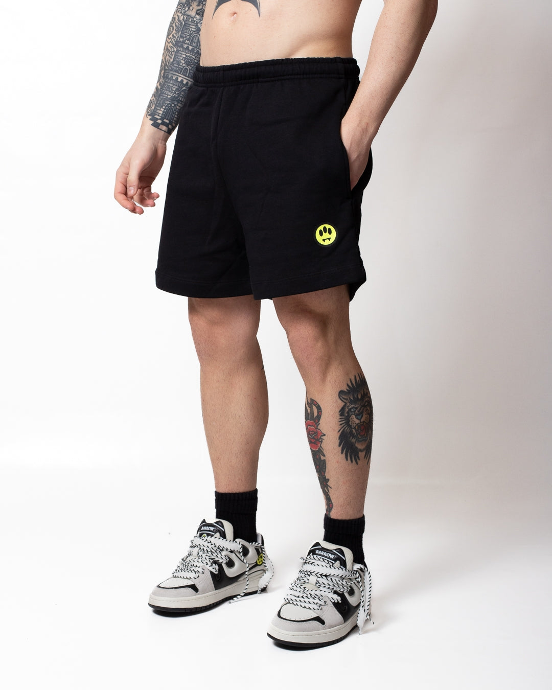 Short Barrow in felpa con logo classic