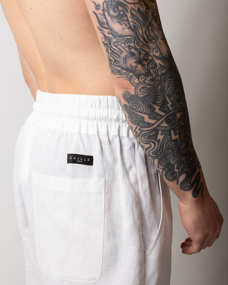 Pantalone Gaelle in lino uomo
