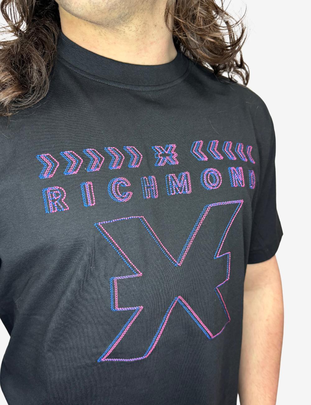 T-Shirt Richmond X con ricamo uomo