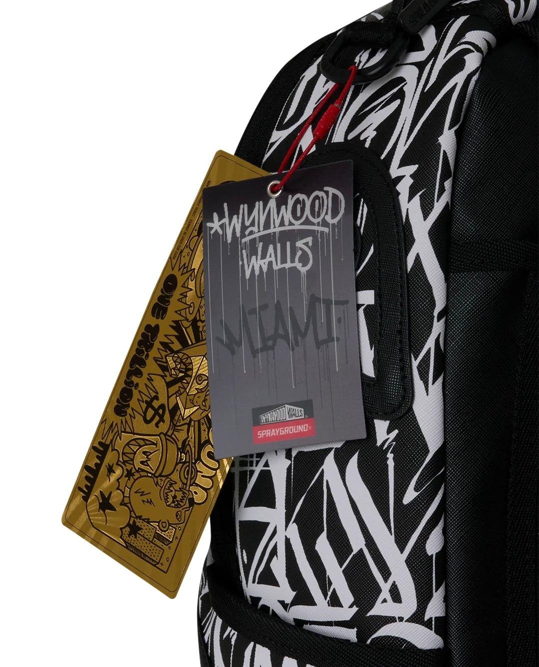 Zaino Sprayground nero WYNWOOD WALLS DEFER BACKPACK
