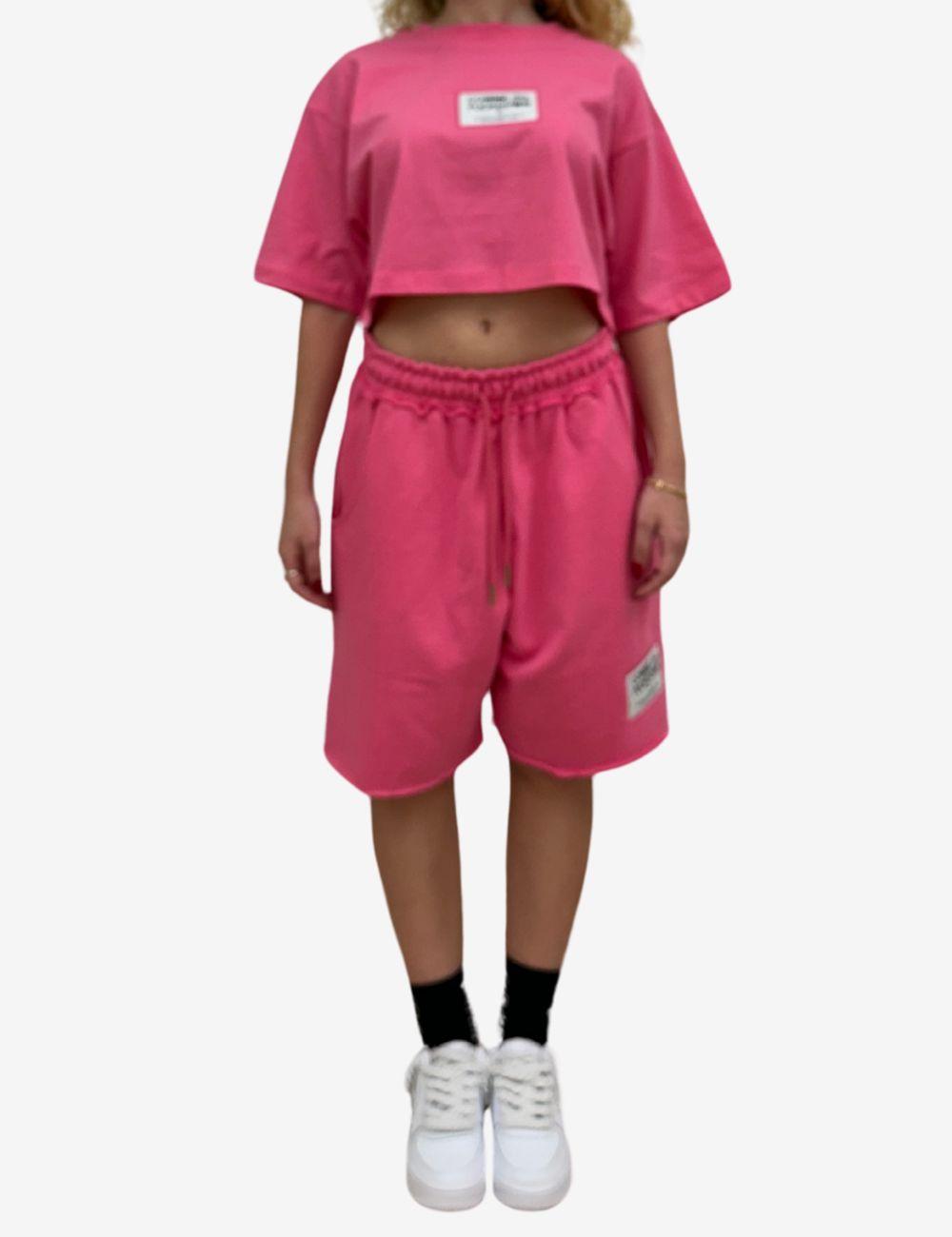 Bermuda Comme Des Fuckdown con etichetta logata donna