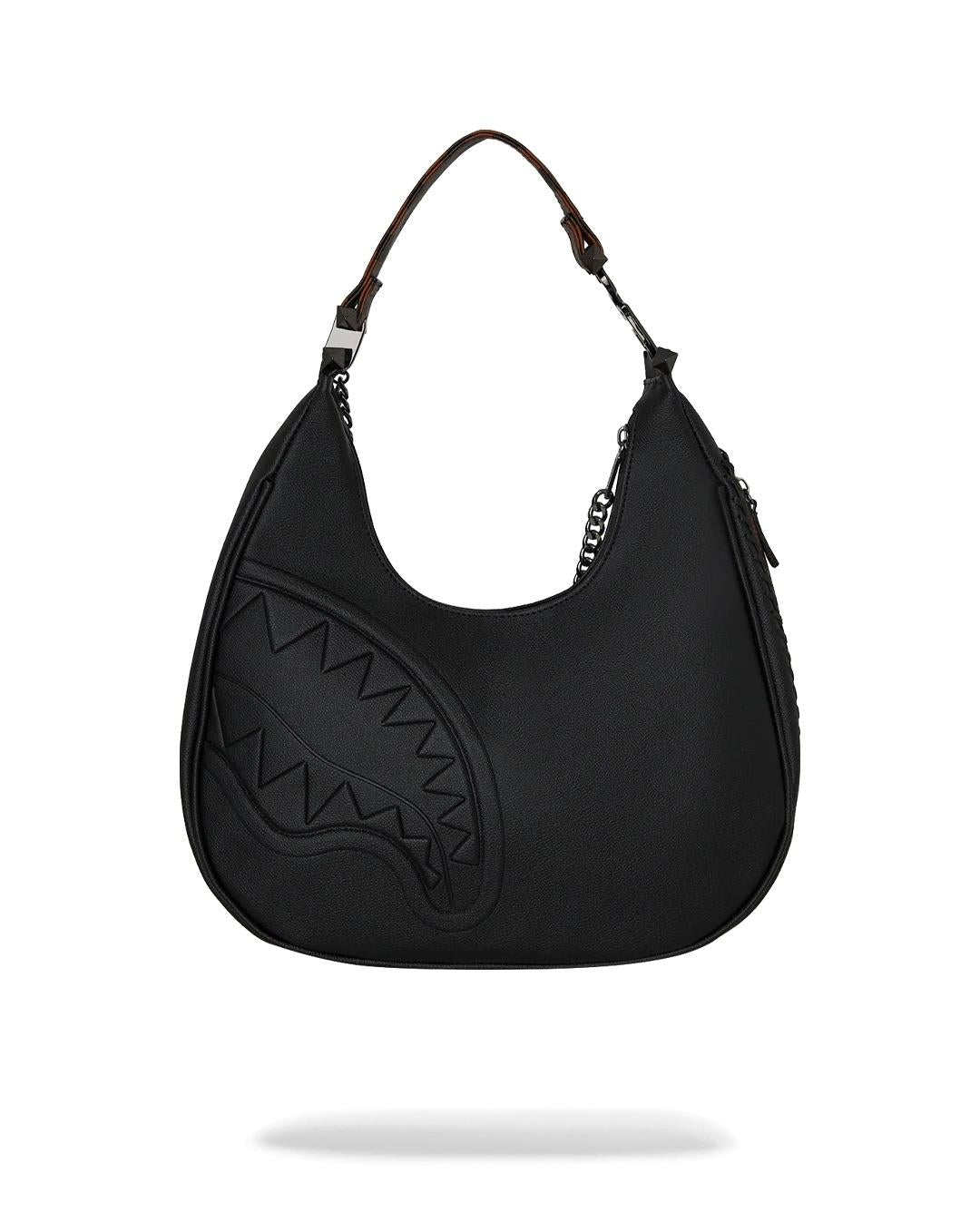 Borsa a spalla Sprayground nero "Dose of check vice" shoulder bag donna