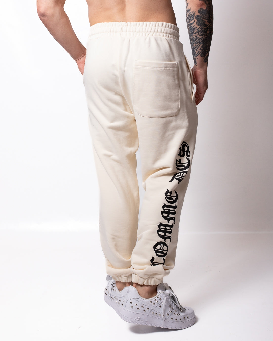 Pantalone Comme des Fuckdown in felpa con stampe uomo