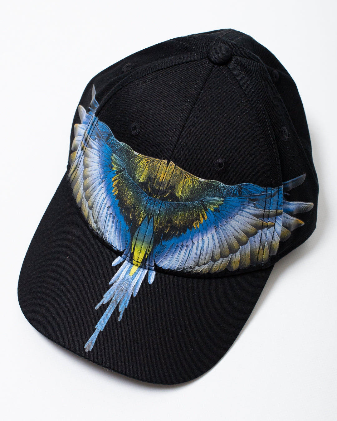 Cappello Marcelo Burlon con visiera "Wings Colorfull Blue"