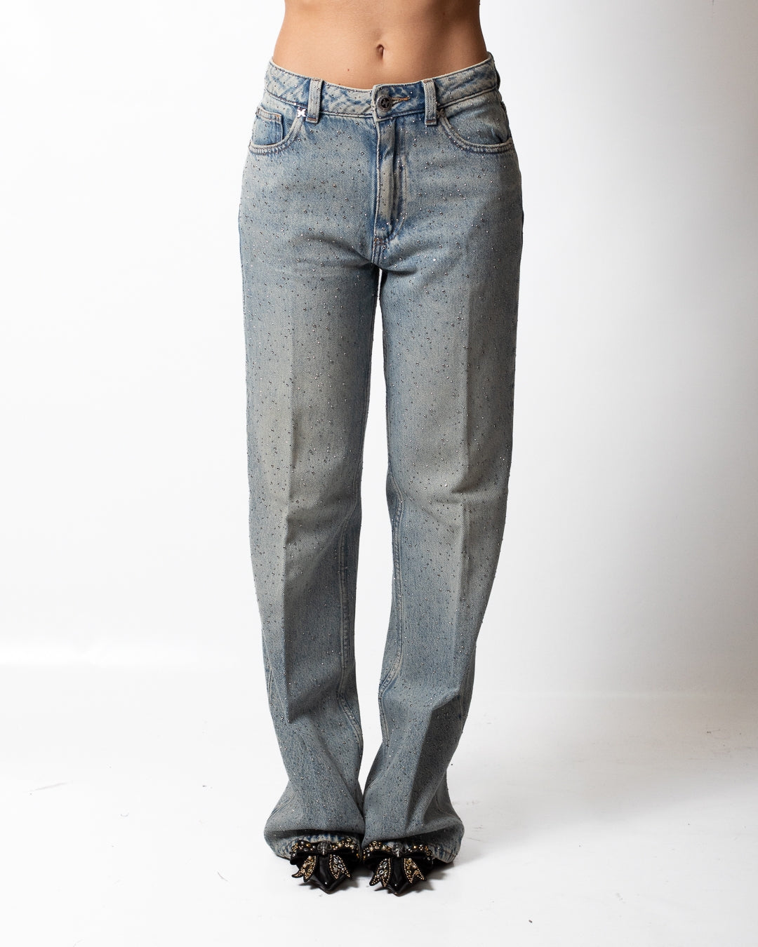 Jeans Richmond X strass all-over donna