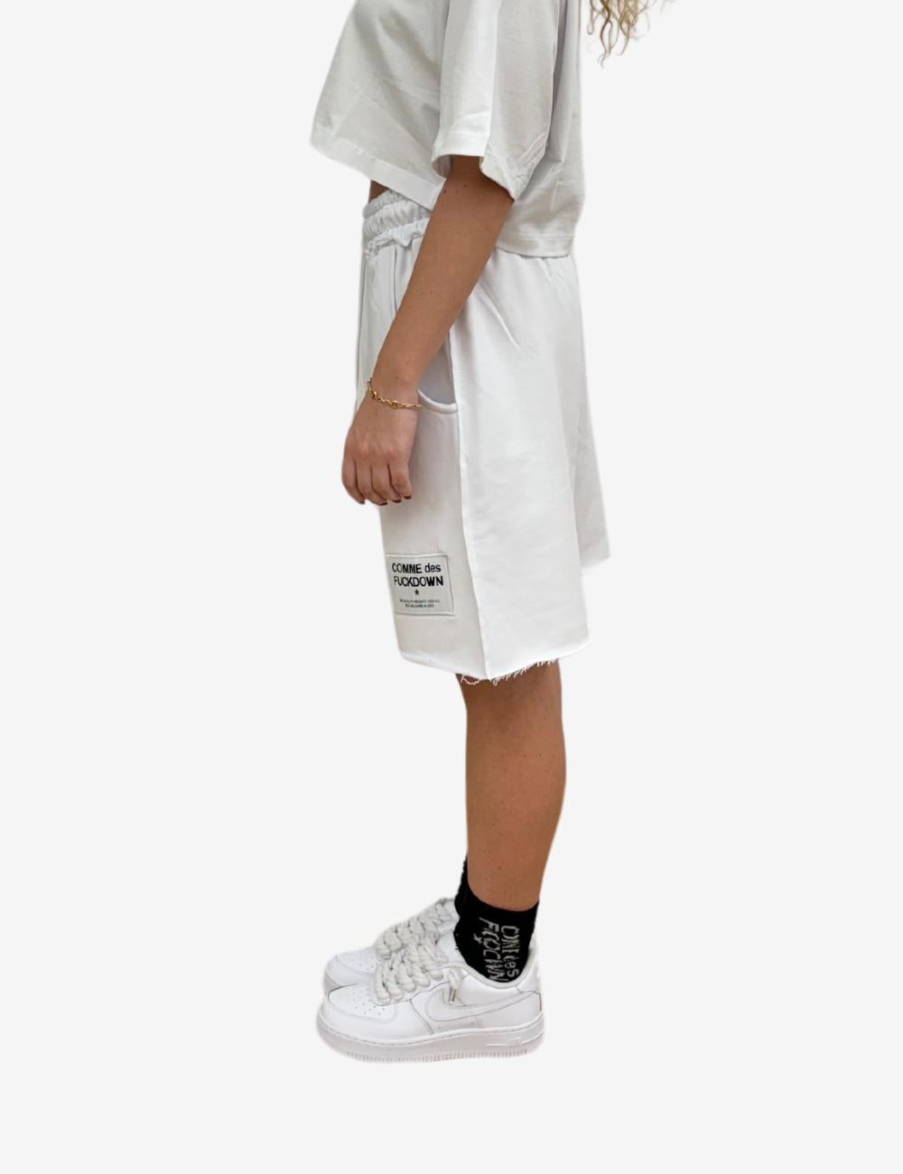 Bermuda Comme Des Fuckdown con etichetta logata donna