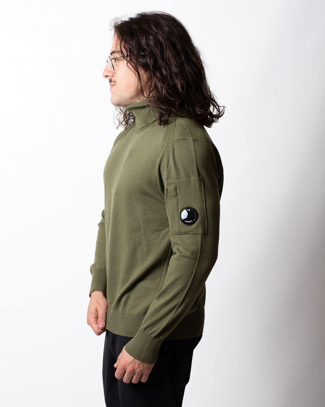 Maglia C.P. Company dolcevita in misto lana uomo