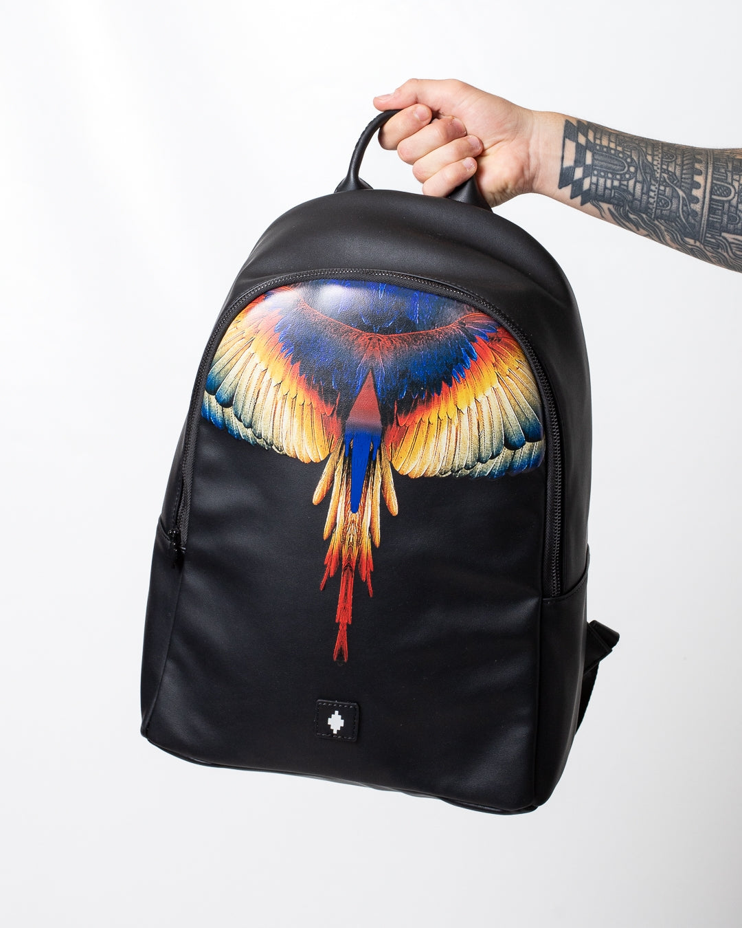 Zaino Marcelo Burlon in ecopelle wings colorfull