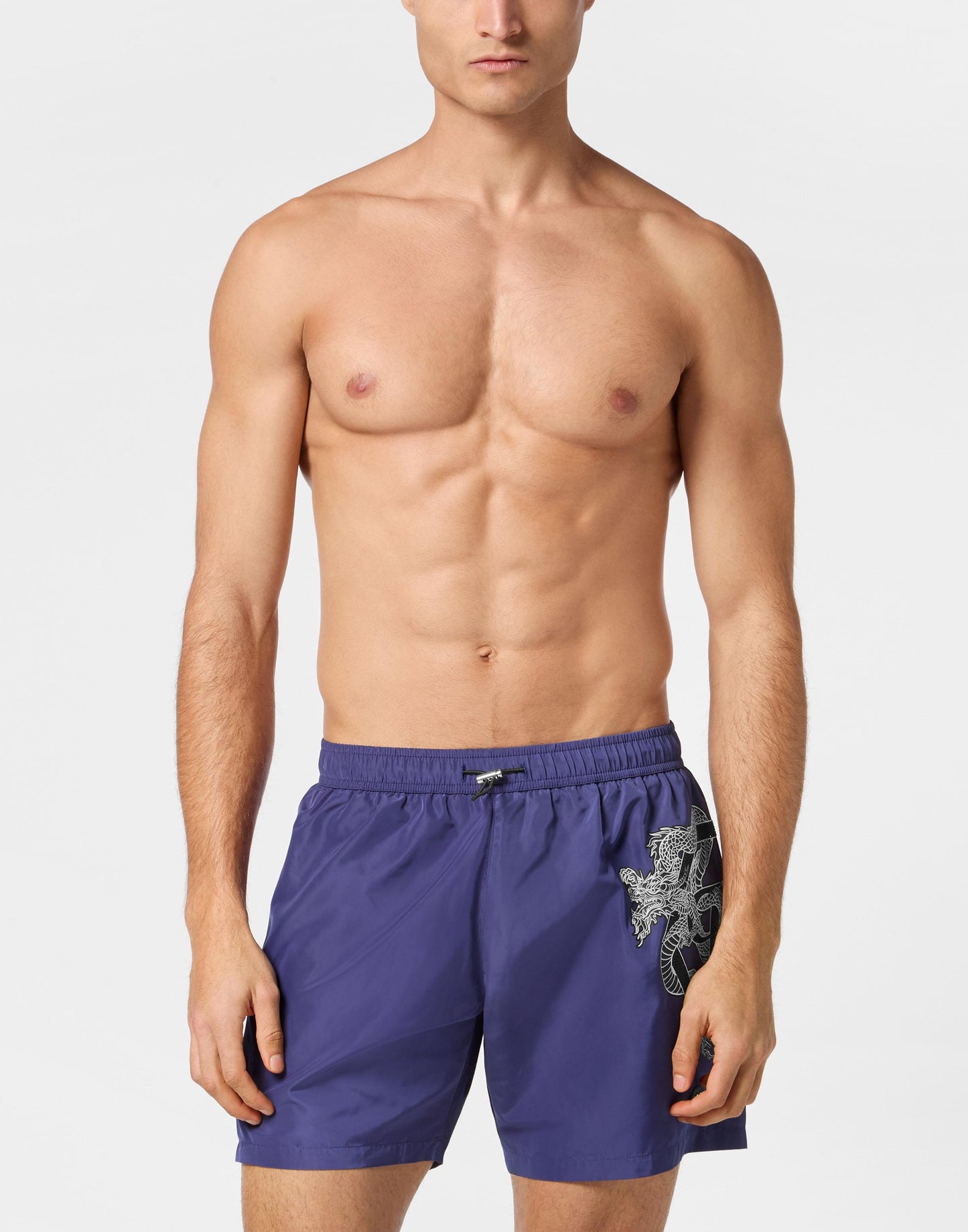 Boxer mare Philipp Plein con stampa "dragon" e applicazione uomo