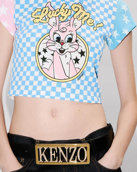Cinta Kenzo "Large Logo Gold"
