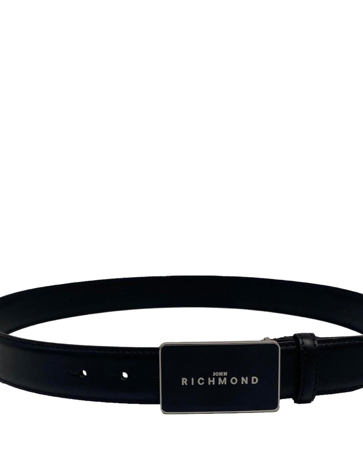 Cintura John Richmond con placca logata
